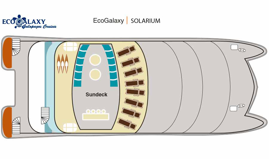 Cubierta Superior y Solario- Catamaran  Ecogalaxy