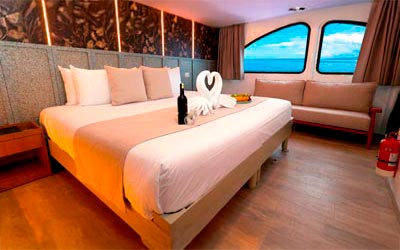 Cabins Slide Ecogalaxy Catamaran - Galaxy Cruises